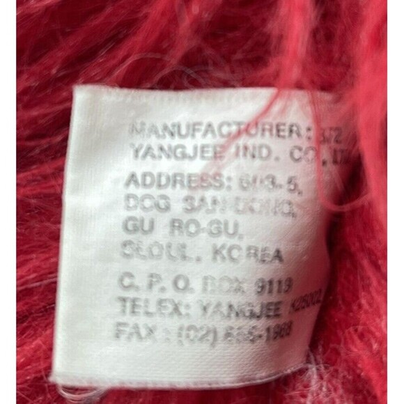 Vintage Yangjee RAZ Furbles Red Plush Monster Hand Puppet 1980's Stuffed Animal - Picture 9 of 16